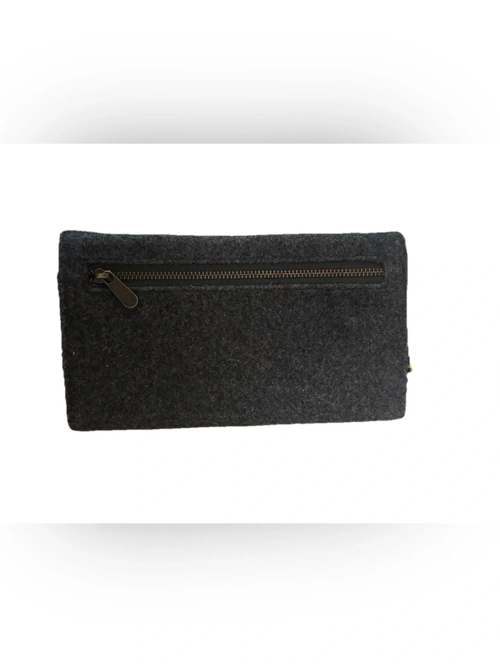 Fjällräven Norrvåge Travel Wallet Wool Fabric, Gray Fjallraven Norravge 4x7.5 in